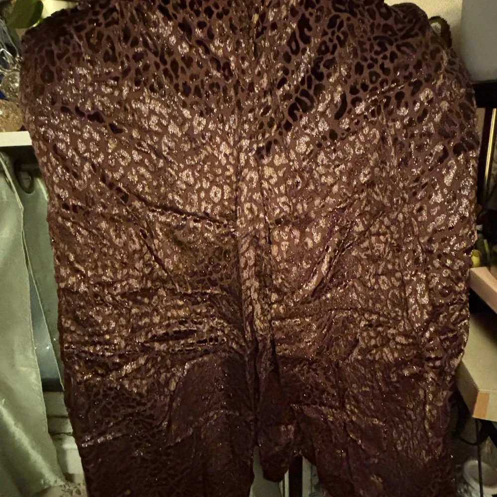 Eloquii Velvet Leopard 2 Pc Suit Jacket & Pants 14/16 - Picture 7 of 8